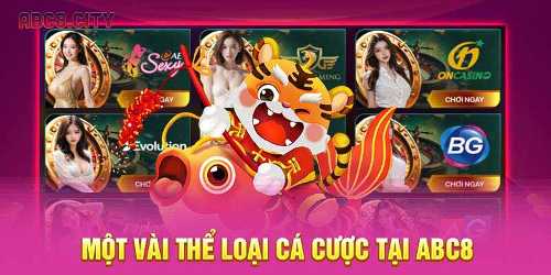 Một vài thể loại cá cược tại ABC8