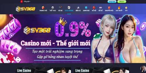 Cùng rik789 tìm hiểu SV368 casino online Sở hữu những game bài đỉnh cao