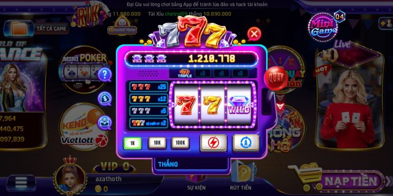 Xèng 777 Rikvip – Chiến Thuật Chơi Hiệu Quả