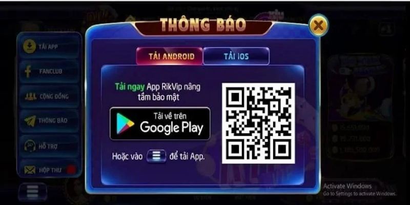 Hướng Dẫn Thao Tác Tải App Rik789